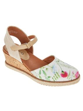 Baretraps Ocean Casual Wedge Size 10 Wide New in Box